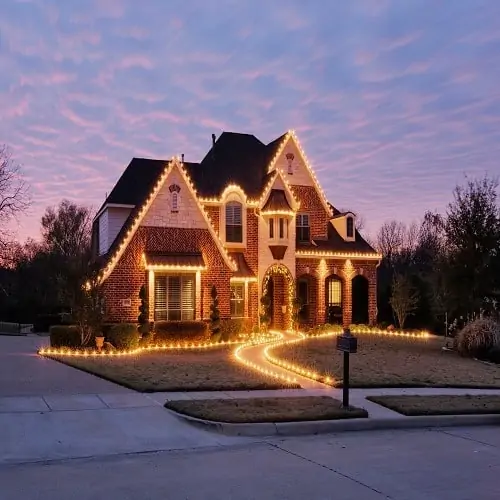 Christmas Rope Lights Installation